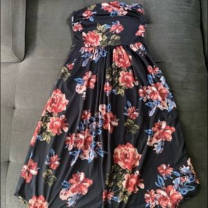 Reborn J Floral Midi Dress